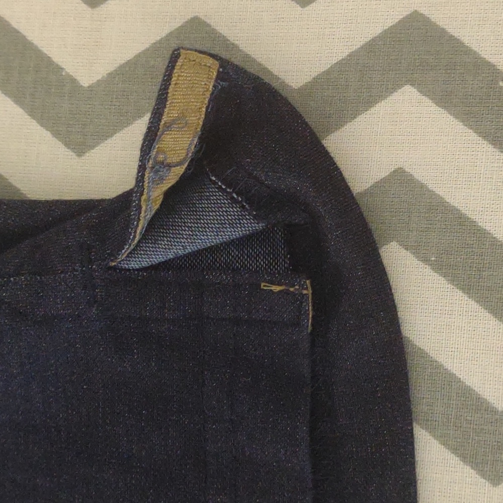 Denim & Flower navy/light blue polo-style shirt Size M - Picture 6 of 9